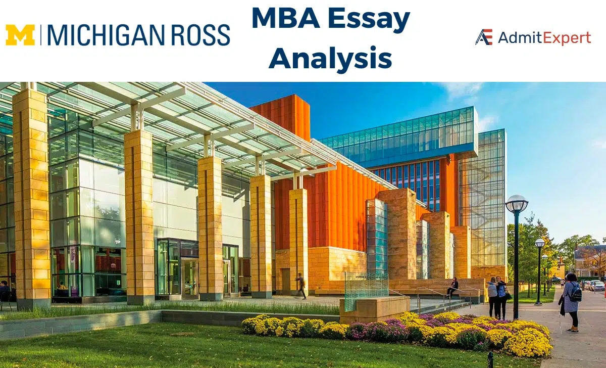 michigan ross mba essay analysis and tips