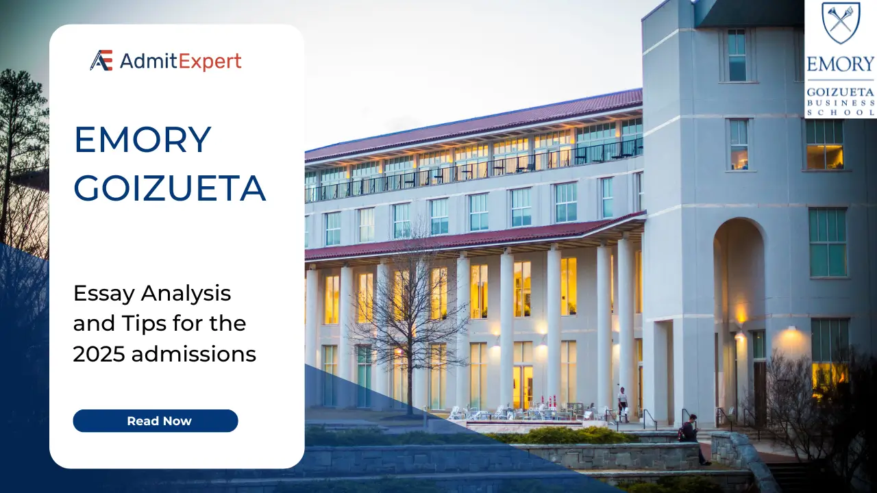 Emory Goizueta MBA essay analysis
